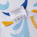  Brand - Solimo Peacock Muster 144 TC 100% Cotton Single Bedsheet with 1 Pillow Covers, Blue  : Home & Kitchen - Image 5