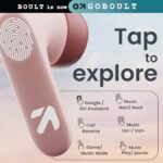 GOBOULT Z20 Pro Truly Wireless Bluetooth Ear Buds with 60 Hours Playtime, 4 Mics Clear Calling, 45ms Low Latency, Touch Controls, TWS Earbuds Bluetooth Wireless (Candy Cane)  : Electronics - Image 8