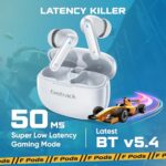 Fastrack Fpods FX101|BT5.4 TWS Earbuds, 40Hrs Playtime, Quad mic ENC for Crystal Clear Calls, Low Latency Gaming Mode Upto 50ms,NitroFast Charge  : Electronics - Image 6