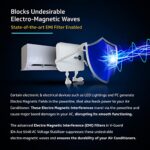 Buy V-Guard iD4 Ace 5540 AC Stabilizer for 1.5 ton Inverter AC | Digital Display with Colour Changing LED Rings | Intelligent Time Delay System| 3 Year Warranty | White (Working Range 130-280 VAC) Online at Low Prices in India -  - Image 7