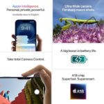 iPhone 16 128 GB 5G Mobile Phone with Camera Control, A18 Chip and a Big Boost in Battery Life. Works with AirPods; Ultramarine : : Electronics - Image 5