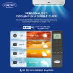 Carrier 1 Ton 3 Star AI Flexicool Inverter Split AC (Copper, Convertible 4-in-1 Cooling,Dual Filtration with HD & PM 2.5 Filter, Auto Cleanser, ESTER Exi - CAI12ER3R33F0,White)  : Home & Kitchen - Image 7