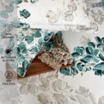 Urban Space 100% Cotton Floral Bedsheet for King Bed, Serene 200 TC Bedsheet King Size Bed Cotton with 2 Pillow Cover (108 x 108 inches, Majestic Aqua)  : Home & Kitchen - Image 4