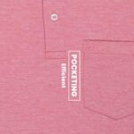 Buy Peter England Men's Premium Branded Regular Fit Half Sleeve Polo T-Shirt with Pocket | Cotton Rich | Birds Eye Interlock Weave Pink, Medium - Image 8