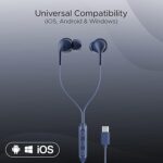 Boat BassHeads 100 in-Ear Headphones with Mic (Black) - Image 2