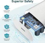 Samsung 25W USB-C Super Fast Adapter (White) | for Galaxy S25, S24, S22/Plus/Ultra/FE/Edge, S24fe/Z Fold/Flip 7/6/A/M/F/06/36/16/17/35,56/55/26/05/15/14/06/5G/4G, Tab/A9/A8/A7/S10/S9/S8, 25 w Charger - Image 4